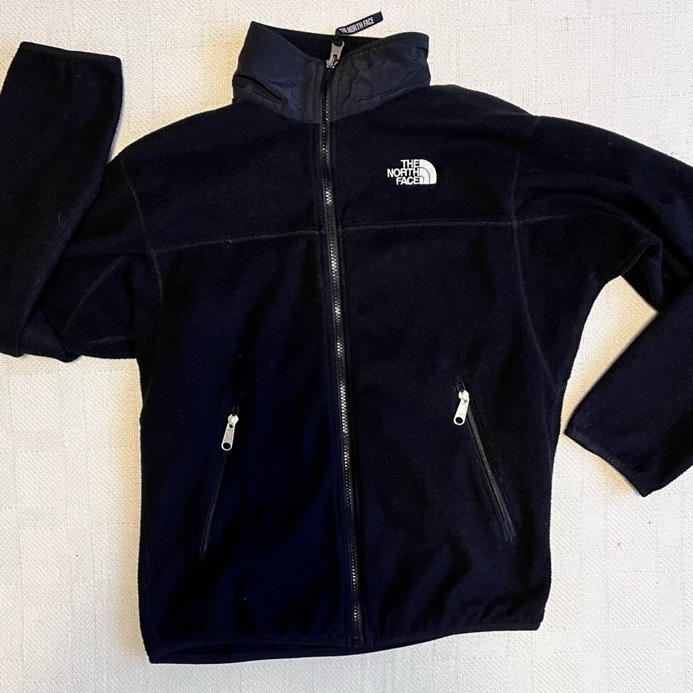 Casual North Face Women’s Size Medium Black Fleece Hoodie Zip